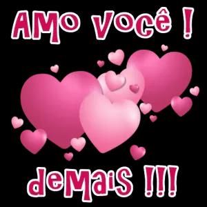 AMO você ! demais !!! - getsticker.com