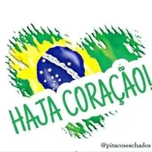 HAJA CORAÇÃO! - getsticker.com