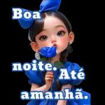 Pacote de expressão de menina azul