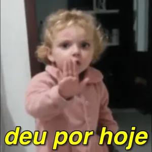 deu por hoje - getsticker.com