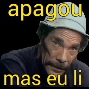 apagou mas eu li - getsticker.com