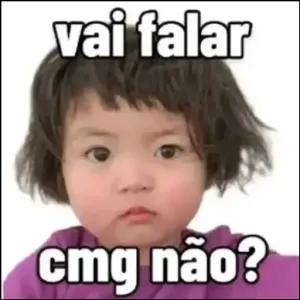 vai falar cmg não? - getsticker.com