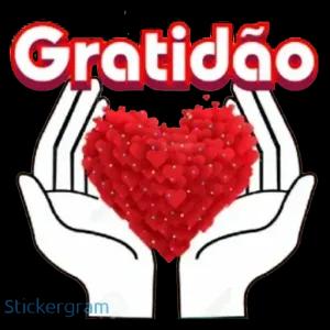 Gratidão Stickergram - getsticker.com
