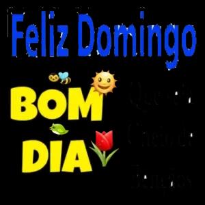 Feliz Domingo BOM DIA Que seja Cheio de Bençãos - getsticker.com