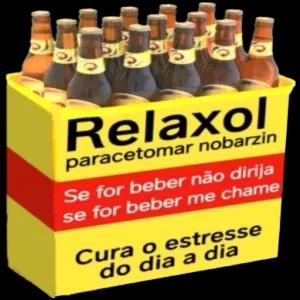 Relaxol paracetomar nobarzin Se for beber não dirija se for beber me chame Cura o estresse do dia a dia - getsticker.com