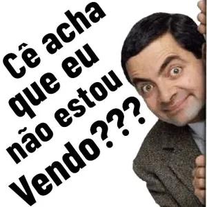 Cê acha que eu não estou Vendo??? - getsticker.com