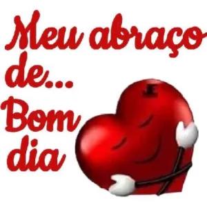 Meu abraço de... Bom dia - getsticker.com