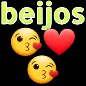 beijos 3 3 - getsticker.com