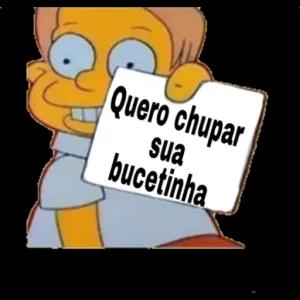 Quero chupar sua bucetinha  - getsticker.com