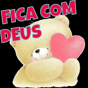 FICA COM DEUS  - getsticker.com