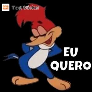 EU QUERO - getsticker.com