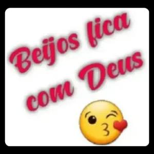 Beijos fica com Deus - getsticker.com