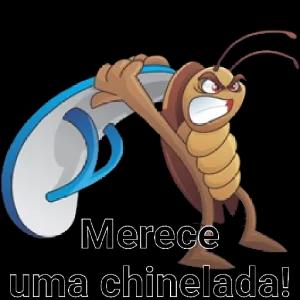 Merece uma chinelada! - getsticker.com