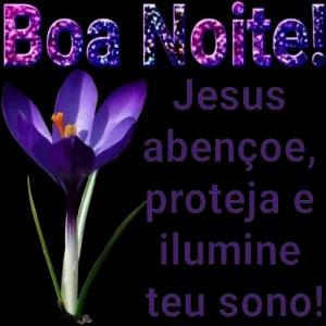 Boa Noite! Jesus abencoe, proteja e ilumine teu sono! - getsticker.com