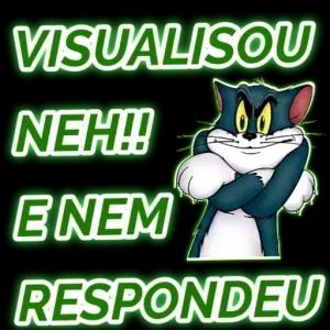 VISUALISOU NEH!! E NEM RESPONDEU - getsticker.com