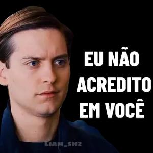 Eu não acredito em você - getsticker.com
