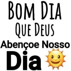 BOM DIA QUE DEUS Abençoe Nosso Dia - getsticker.com
