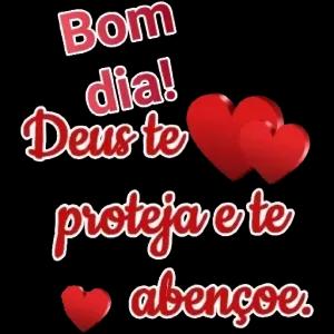 Bom dia! Deus te proteja e te abençoe. - getsticker.com