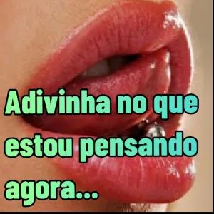 Adivinha no que estou pensando agora... - getsticker.com