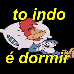 to indo e dormir - getsticker.com