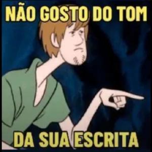 NÃO GOSTO DO TOM DA SUA ESCRITA - getsticker.com