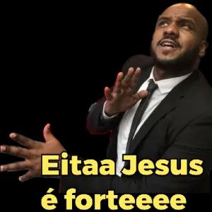 Eitaa Jesus é forteeee - getsticker.com