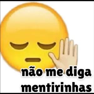 não me diga mentiras - getsticker.com