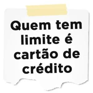 Quem tem limite é cartão de crédito - getsticker.com