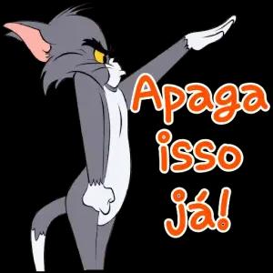 Apaga isso já! - getsticker.com