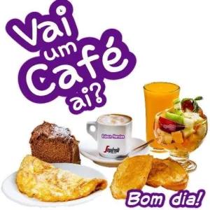 Vai um café ai? Edson Mendes Bom dia! - getsticker.com