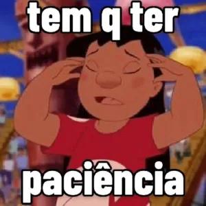 tem q ter paciência - getsticker.com