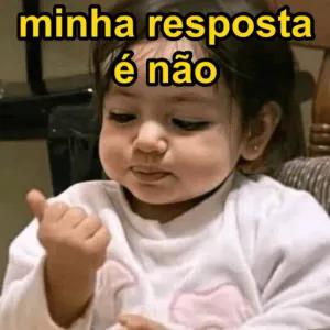 minha resposta é não - getsticker.com