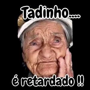 Tadinho.... é retardado !! - getsticker.com