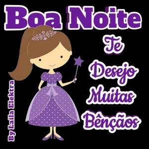 Boa Noite Te Desejo Muitas Bênçãos By Laila Elektra  - getsticker.com