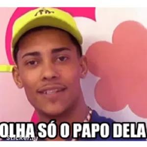 olha so o papo dela - getsticker.com