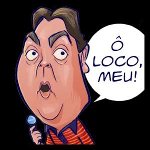 LOCO, MEU!  - getsticker.com