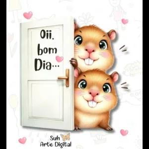 Oii, bom Dia... Suh Arte Digital - getsticker.com