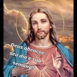 Deus abençoe seu dia e sua semana! - getsticker.com