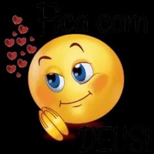 Fica com DEUS! - getsticker.com