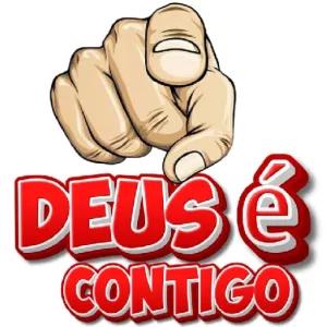 DEUS é CONTIGO - getsticker.com