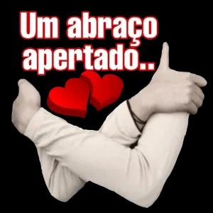 Um abraço apertado.. - getsticker.com