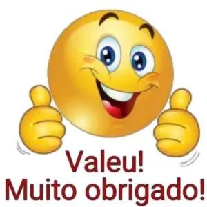 Valeu! Muito obrigado! - getsticker.com