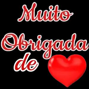 Muito Obrigada de - getsticker.com