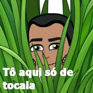 Tô aqui só de tocaia - getsticker.com