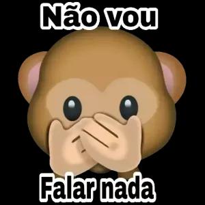 Não vou falar nada - getsticker.com