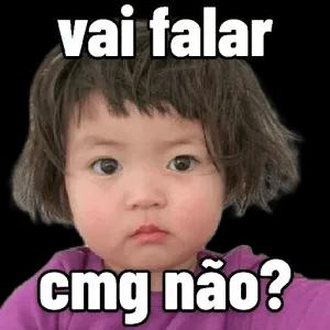 vai falar cmg não? - getsticker.com
