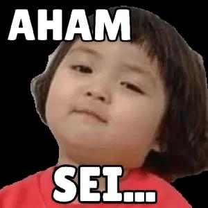 Aham Sei - getsticker.com