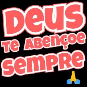 Deus te abençoe sempre - getsticker.com