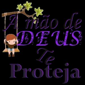 A mão de DEUS Te Proteja - getsticker.com