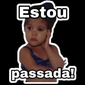 Estou passada! - getsticker.com